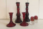 "Red" Candlestick Holders | QTY 8