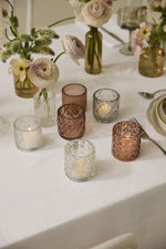 "Blush" Votives (18)