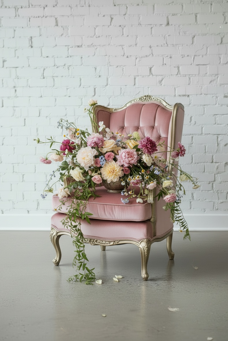 “Pretty in Pink” Chairs – Utah Vintage Rentals