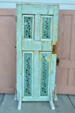 Vintage green door, Alice in Wonderland style