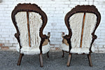 Shabby-chic deconstructed chairs