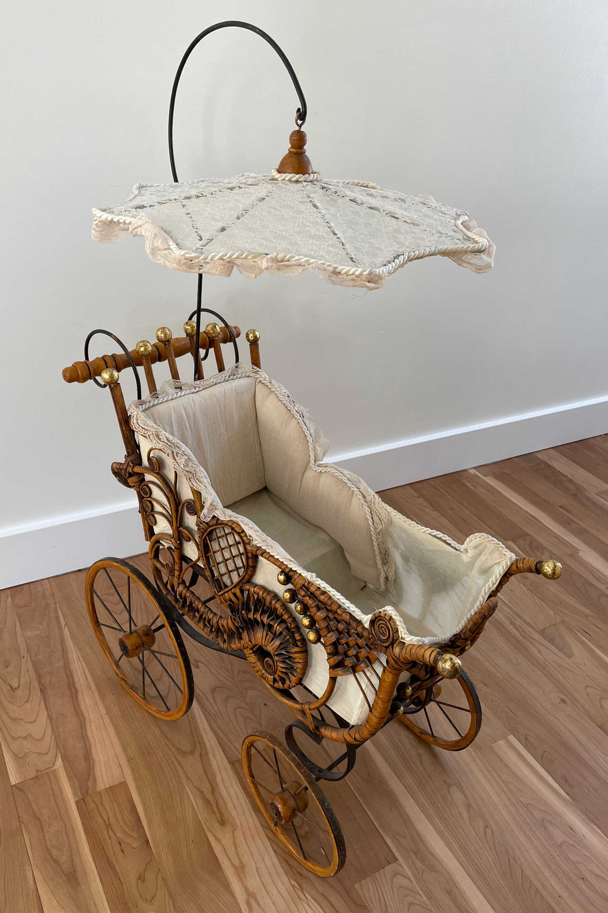 Antique Baby Stroller Vintage Carriage Stroller Buggy Baby Pram