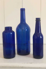 "Cobalt Blue" Bottles | QTY 32