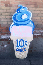 "Ice Cream" 4' Sign