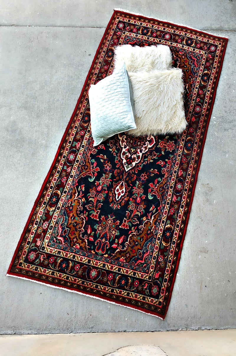 Large red Persian rug