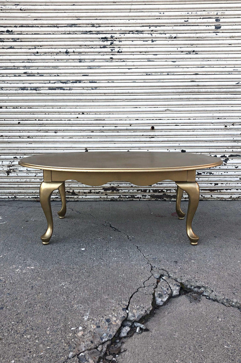 “Sixteen Candles” Gold Coffee Table