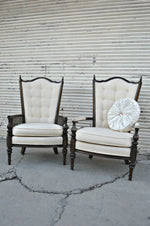 Vintage cream chairs