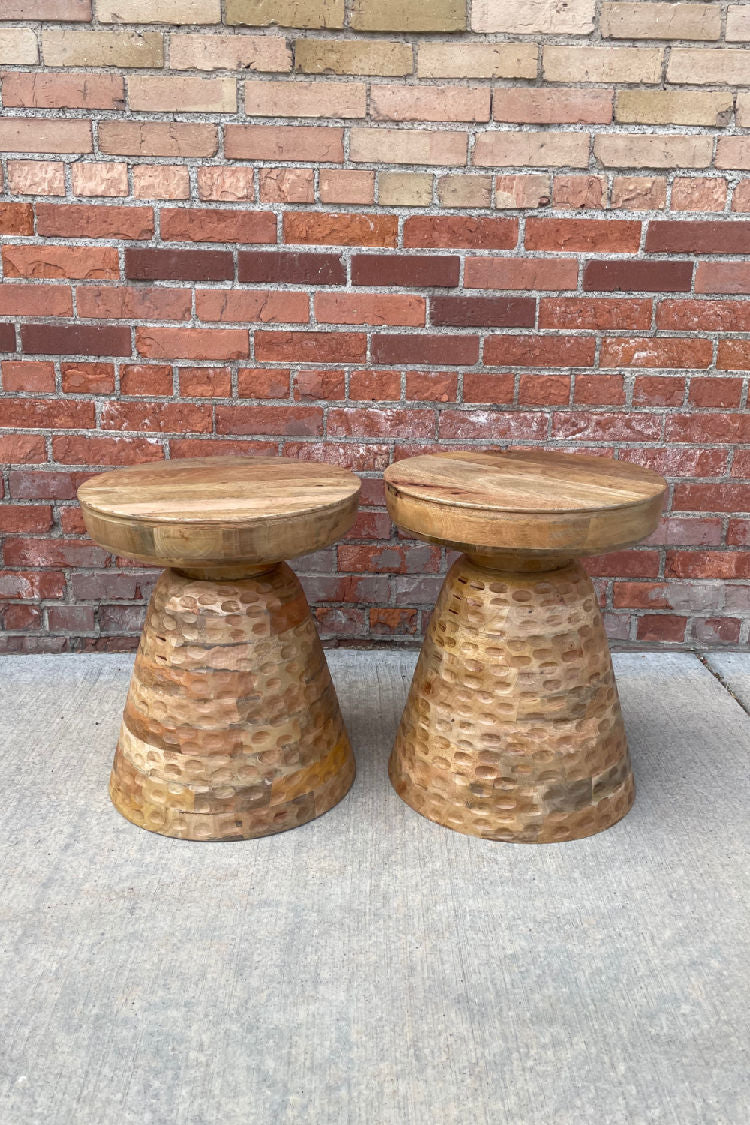 "Woodstock" Wood Tables | QTY 2